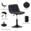 MCC (GREY) Dressing Table Chair Height Adjustable Vanity Stool Drake 5