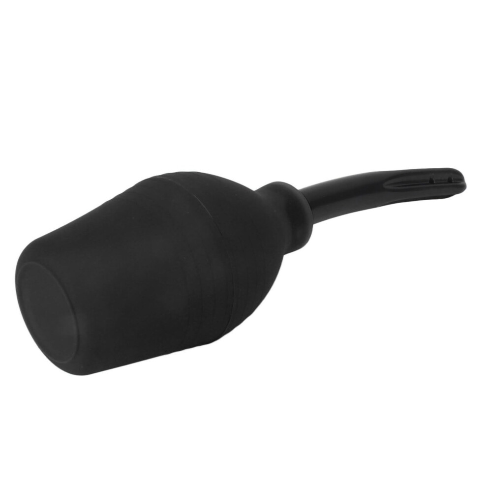 Black Enema Bulb Kit Silicone Reusable Anal Douche Vaginal Cleaner For Women And Men Hygienic 310Ml