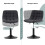 MCC (GREY) Dressing Table Chair Height Adjustable Vanity Stool Drake 6
