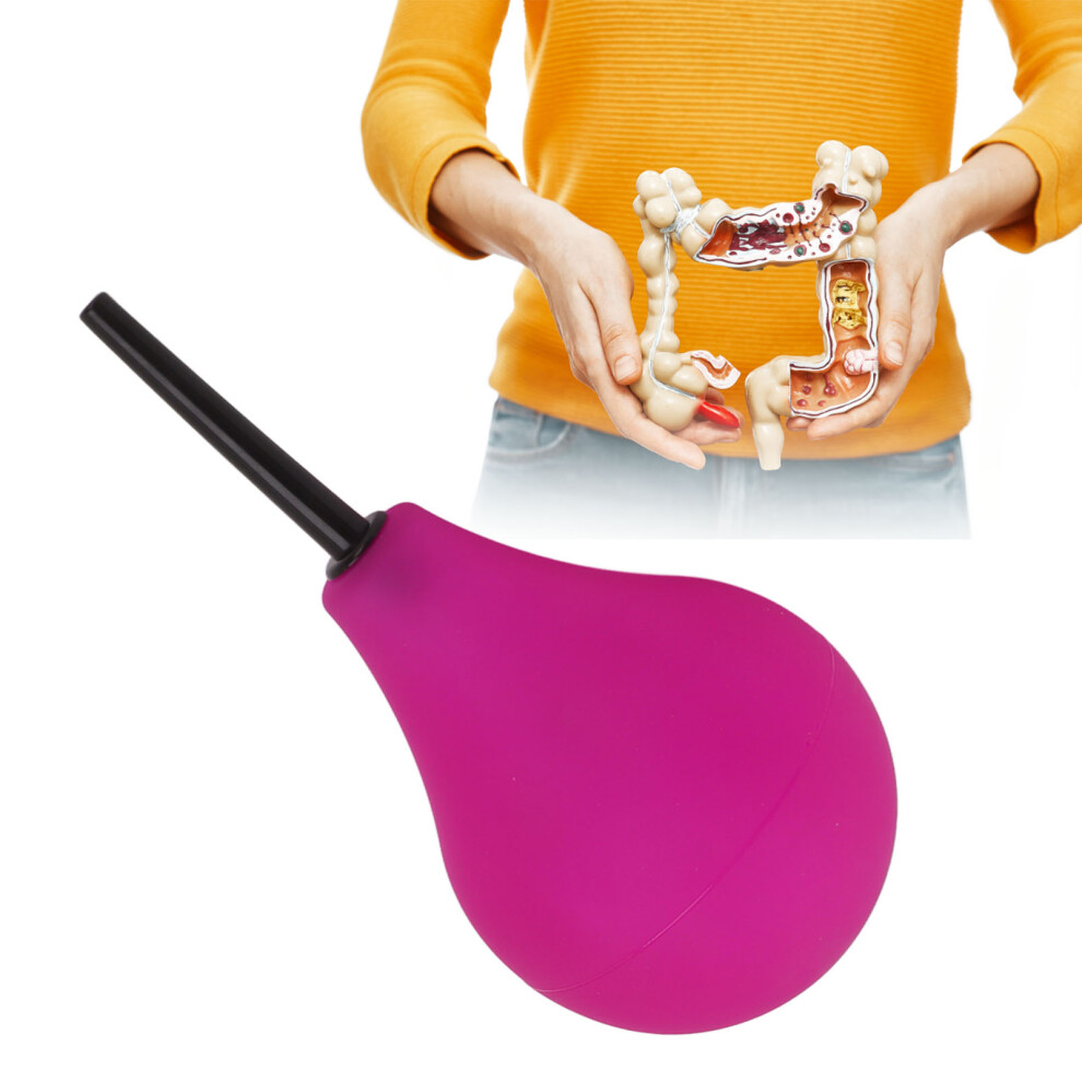 Anal Douche for Women and Men Silicone Vagina Cleaner Enema Bulb Kit for Colon Cleansing 224ml