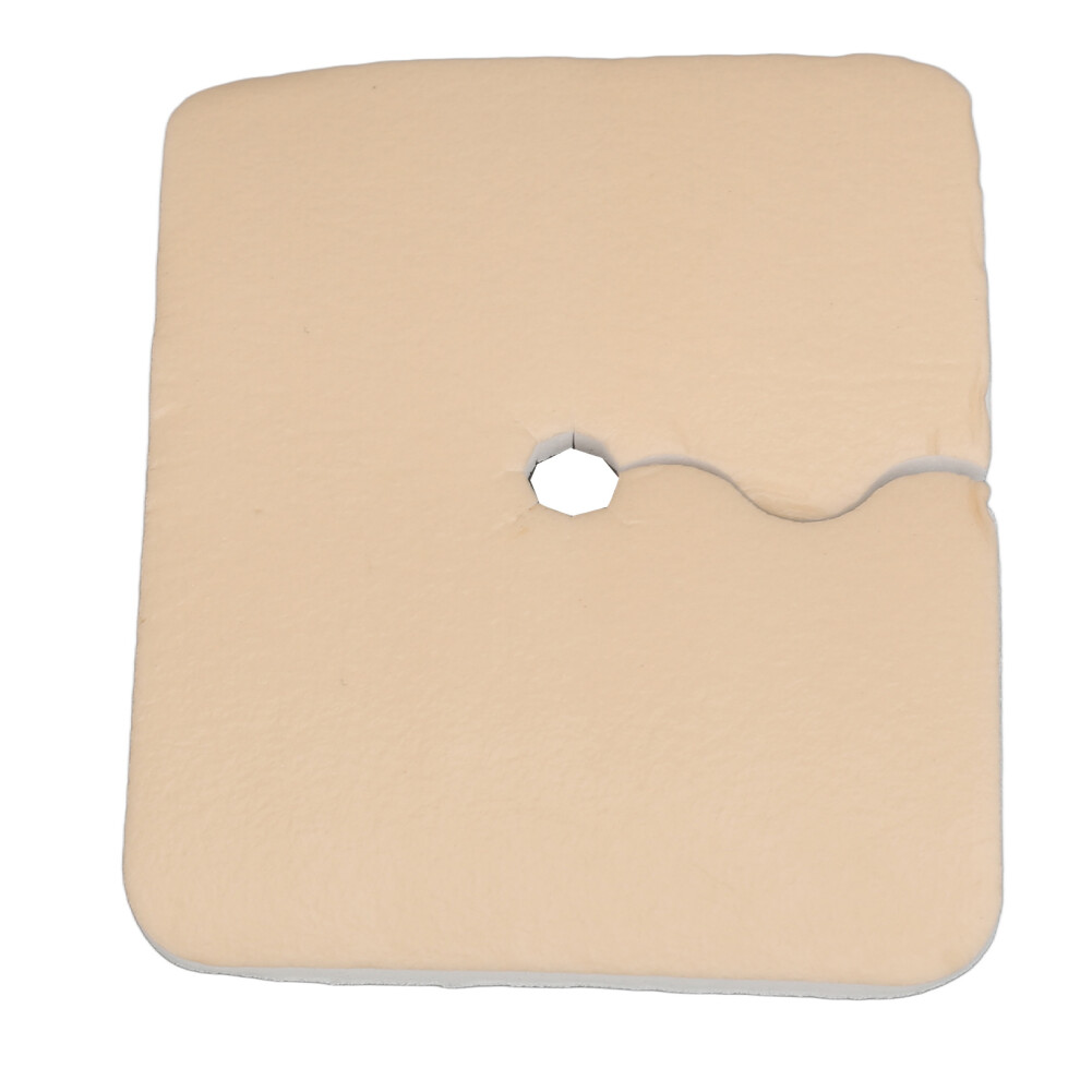 Tracheostomy Pad Soft PVC Serrated Opening Surgical Tracheostomy Fixation Pad for Patients