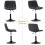 MCC (GREY) Dressing Table Chair Height Adjustable Vanity Stool Drake 7