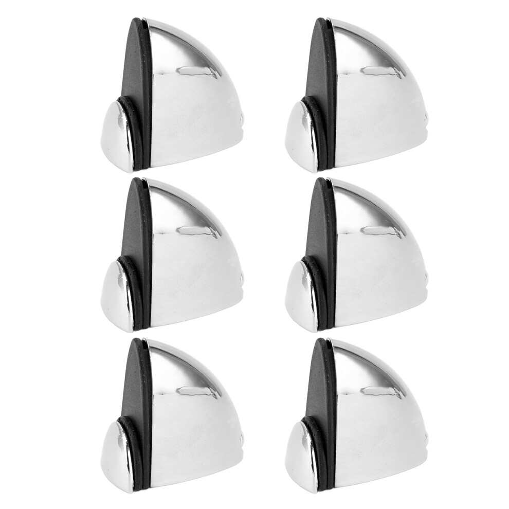 12Pcs Glass Partition Clamps Panel Fixing Clip Desk Divider Support Clamp Glossy Finish 1Â10Mm 7671317616982