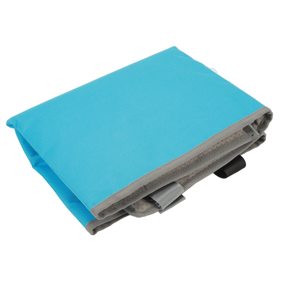 Toddler Airplane Seat Extender Foldable Portable Kids Airplane Bed For Airplane Travel Accessories Sky Blue