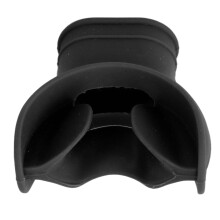 Scuba Diving Regulator Mouthpiece Silicone Universal Comfort Bite Mouthpiece Snorkel Regulator for Replacement Black