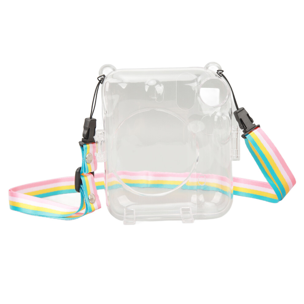 Instant Camera Shell Case Pc Transparency With Adjustable Shoulder Straps Protective Instant Camera Case For Mini12 4961317620861