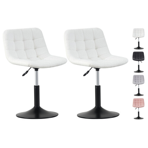 MCC (CREAM) Dressing Table Chair Height Adjustable Vanity Stool Drake
