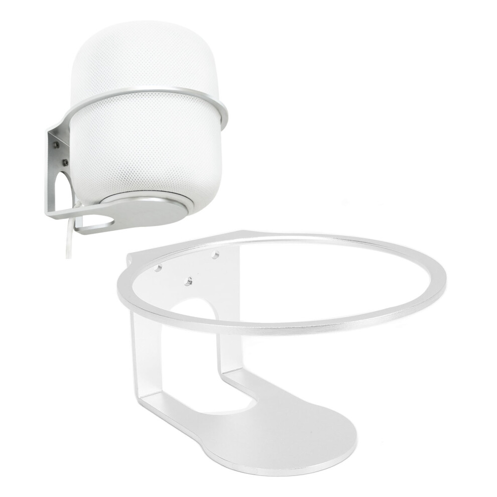 Speaker Wall Mount Elegant Space Saving Metal Speaker Wall Bracket For Homepod 2Nd Gen 1St Gen Silver 4321317622119