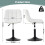 MCC (CREAM) Dressing Table Chair Height Adjustable Vanity Stool Drake 4