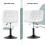 MCC (CREAM) Dressing Table Chair Height Adjustable Vanity Stool Drake 5