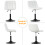 MCC (CREAM) Dressing Table Chair Height Adjustable Vanity Stool Drake 7