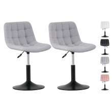 (LIGHT GREY) Dressing Table Chair Height Adjustable Vanity Stool Drake