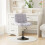 MCC (LIGHT GREY) Dressing Table Chair Height Adjustable Vanity Stool Drake 3
