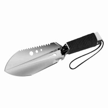 8-in-1 Multifunktions-Camping-Spaten mit Tasche, Edelstahl, 265mm