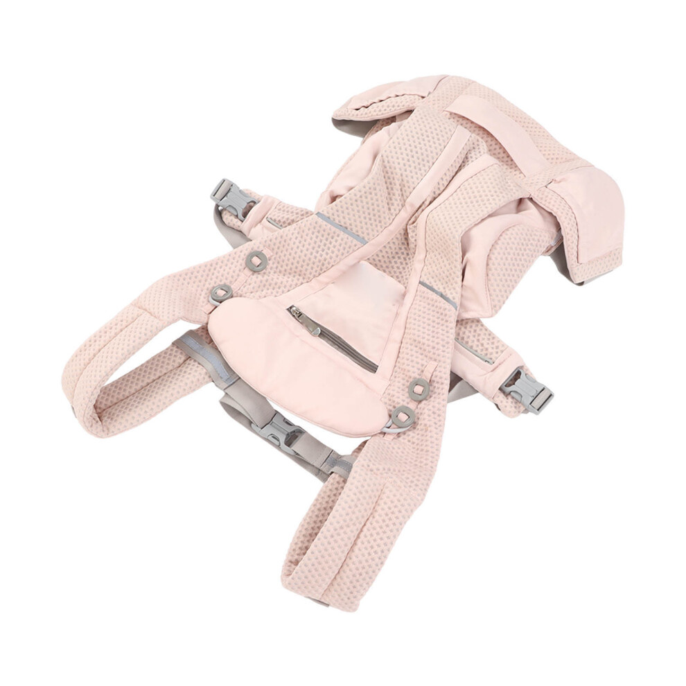 All Position Baby Seat Carrier For Newborn Face In Out Ergonomic Front Back Infant Seat Carrier Wrap Pink