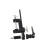 Fly Tying Tools Combo Kit Fly Tying Vise Bobbin Holder Threader Needle Whip Finisher Scissors 1