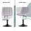 MCC (LIGHT GREY) Dressing Table Chair Height Adjustable Vanity Stool Drake 6