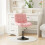 MCC (PINK) Dressing Table Chair Height Adjustable Vanity Stool Drake 3