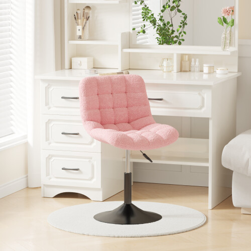 MCC (PINK) Dressing Table Chair Height Adjustable Vanity Stool Drake 2