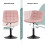 MCC (PINK) Dressing Table Chair Height Adjustable Vanity Stool Drake 6