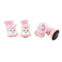 Atmungsaktive weiche Mesh-Hundeschuhe für kleine Welpen, Innenlänge 3,5 cm