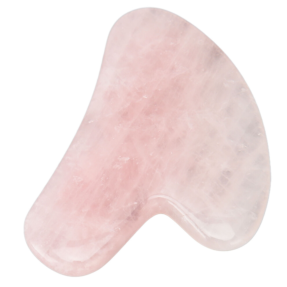 Pink Crystal Scraping Board Heart Shaped Promote Blood Circulation Gua Sha Board Guasha Tool For Face Neck