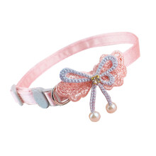 Verstellbarer weicher, faltbarer Katzenchosentuch-Halsband - 20-30 cm, 1 cm breit