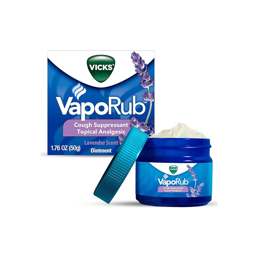 Vicks Vaporub, Scent, Cough Suppressant, Topical Chest Rub Lavender