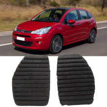 Set aus Gummi-Pedalen für Kupplungs- und Bremspedal für Peugeot & Citroen 450417