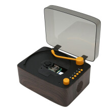 CD Player Multifunctional Vintage Portable Rechargeable HiFi Bluetooth Speaker CD Player for Home Car Travel