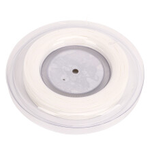 1,25 mm Polyester Tennisracket-Saite 200 m Weiß, Schlagfest