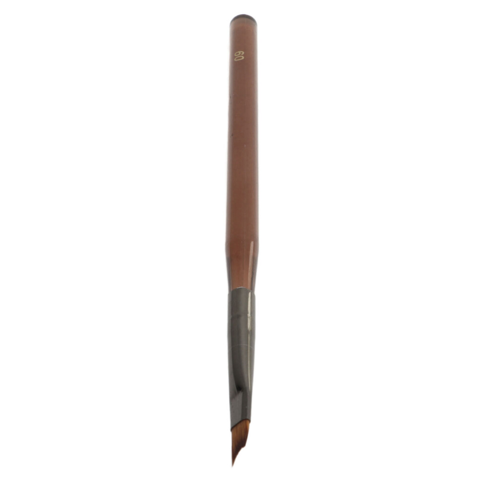 Gel Nail Polish Brush Nylon Hair Manicure Drawing Tool UV Building Gel Sculpting Nail Art Brush 09 Oblique Brush