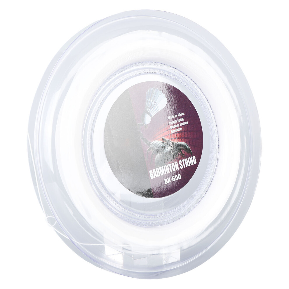 0.72mm 200m Badminton Racquet String Nylon Badminton Training Racket String Line BX 650 White-image-OPC-PHS5CJ5-NEW