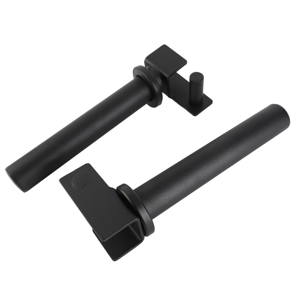 Weight Plate Holder Attachment Black Locking Design Weight Plate Storage Rack Attachment for Power Rack