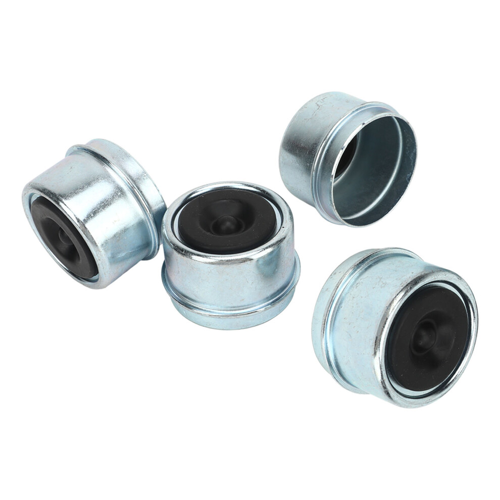 4Pcs Trailer Hub Bearing Dust Caps Galvanized Surface Tough Fit For 2000 To 3500 Lb Boat Trailer Camper Rv 9411317639264