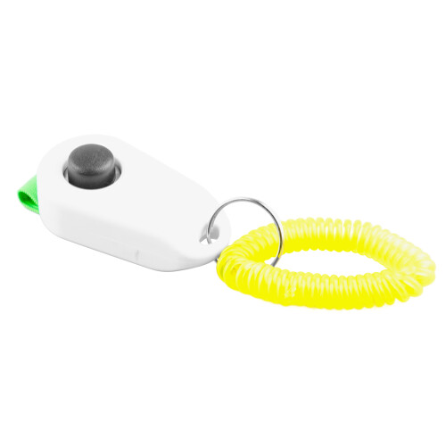 Hundetraining-Clicker-Ring ABS Weiß, Quietschig 2