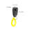 Dog Training Clicker Interactive Squeaky Comfortable Universal Training Clicker Ring for Dogs Cats Black 2