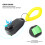 Dog Training Clicker Interactive Squeaky Comfortable Universal Training Clicker Ring for Dogs Cats Black 6