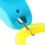 Himmelblauer ABS-Hundetrainings-Clicker mit Quietschen Universeller Ring 11