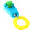 Himmelblauer ABS-Hundetrainings-Clicker mit Quietschen Universeller Ring 12