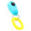 Himmelblauer ABS-Hundetrainings-Clicker mit Quietschen Universeller Ring 10