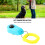 Himmelblauer ABS-Hundetrainings-Clicker mit Quietschen Universeller Ring 6