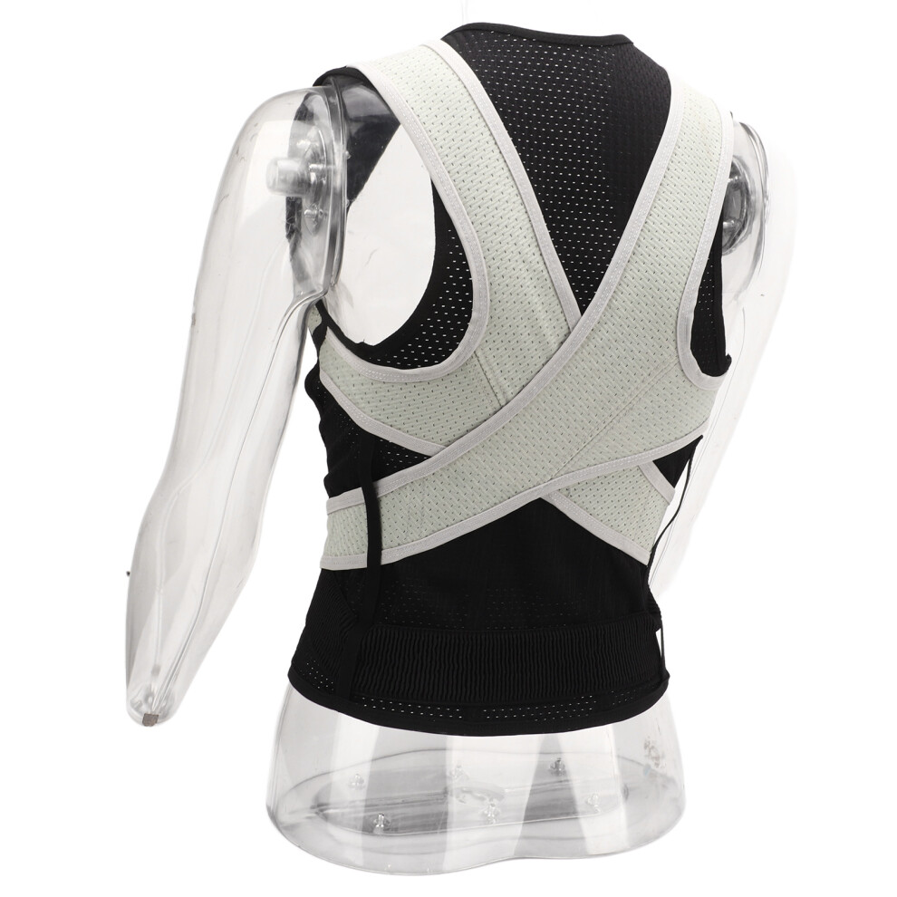 Posture Corrector Breathable Adjustable Back Straightener Shoulder Posture Supporter Brace for Adults Children XXL