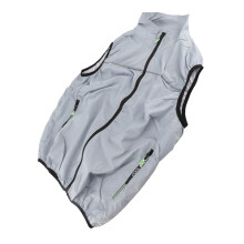 Cooling Vest with 2 Fans 3 Levels Adjustable Fast Cooling Circulation Air Conditioned Clothes for Hot Weather Work Gray S