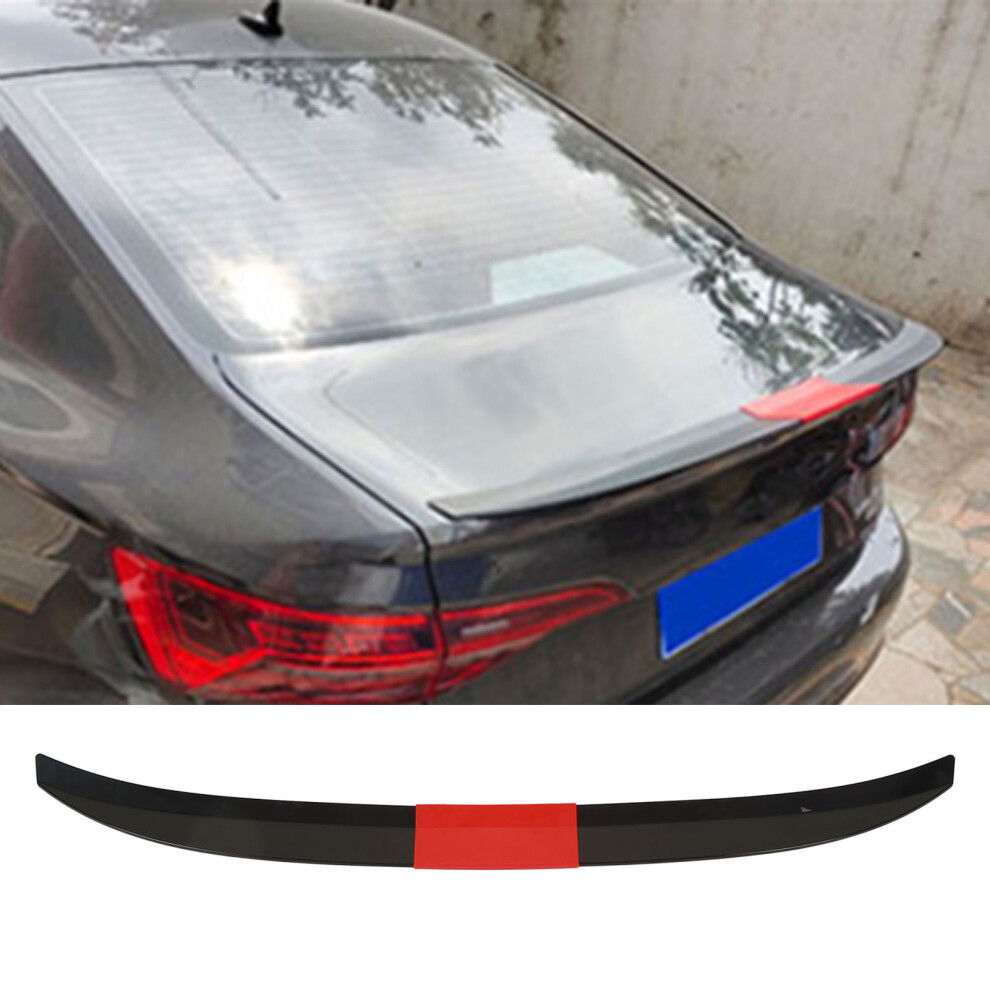 3Pcs Rear Trunk Lid Wing Spoiler Glossy Durable Trunk Wing Spoiler Replacement For Accord Civci Black 3151317640933