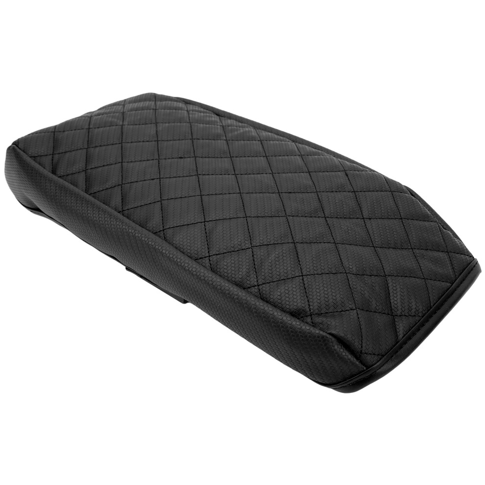 Center Console Armrest Cover Leather Center Console Protector Pad For Ford Mavericks 2022 To 2023 Carbon Fiber 7901317640909