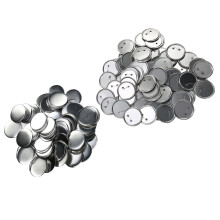 100 Sets Blank Button Badge Parts Set DIY for Button Making Machine Rust Prevention Button Maker Supplies for Crafts 58mm/2.3in