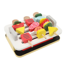 Holz-Simulationsgrill-Set für Kinder, 22x15x8,5 cm, Rollenspiel