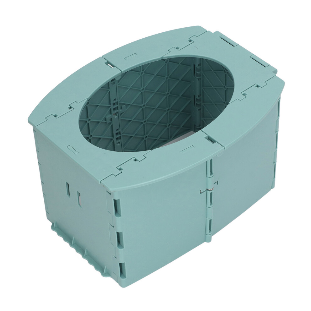 Toddler Potty Foldable Pp Portable Baby Toilet For Camping Travel Long Distance Driving Green