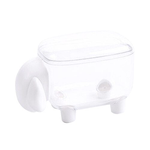 Schaf-Design Transparenter Kunststoff-Wattestäbchen-Behälter, 150 g 1